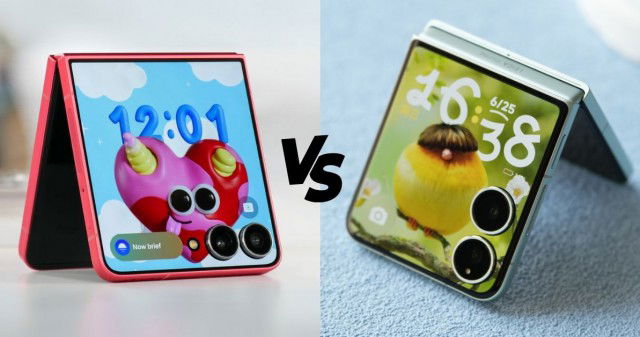 So sánh Galaxy Z Flip 7 và Xiaomi Mix Flip 2