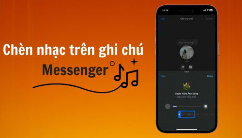 Hướng dẫn cách để nhạc trên ghi chú Messenger để thể hiện cảm xúc