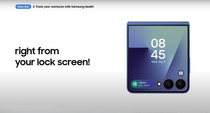 Hiển thị ứng dụng sức khoẻ Samsung Health