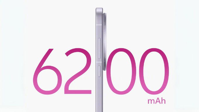 Vivo X200s sở hữu viên pin 6200 mAh
