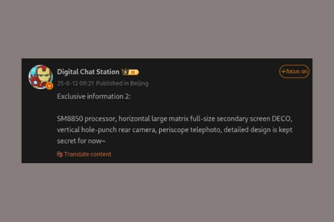 Xiaomi đang phát triển mẫu flagship trang bị 2 màn hình mang tên Xiaomi 16 Ultra