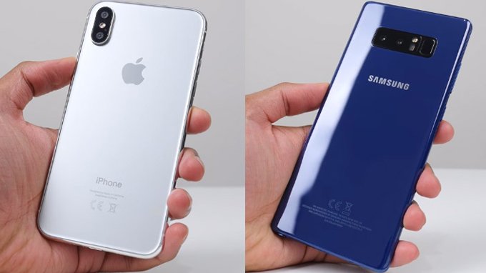 So sánh iPhone X và Samsung Galaxy Note 8: Cuộc chiến không hồi kết