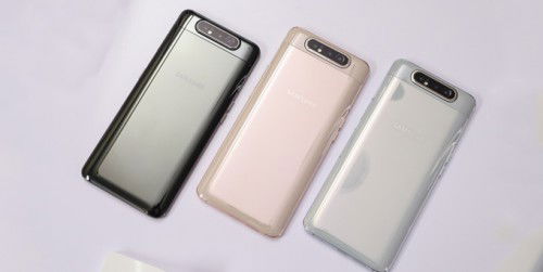 Samsung Galaxy A80 không có khe thẻ nhớ là do thiết kế camera trượt?