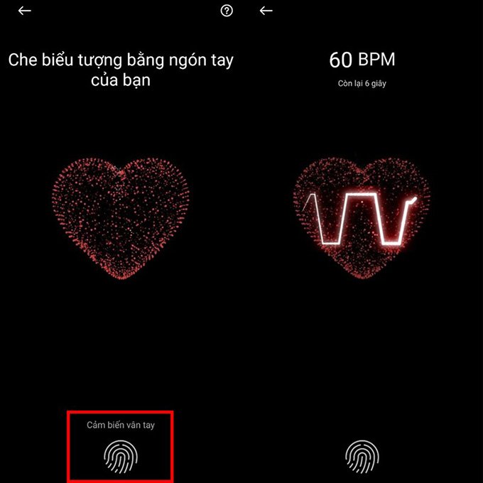 Cách đo nhịp tim trên điện thoại của Xiaomi bạn nên biết. Bước 6