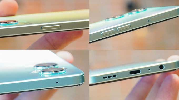 So sánh toàn diện OPPO Reno 7 Z 5G và Samsung Galaxy A53 thiết kế