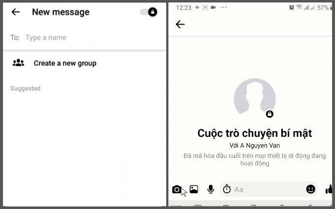 Cách tạo một cuộc trò chuyện bí mật trên Messenger