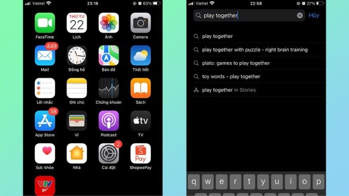 Bước 1 tải Play Together trên điện thoại iOS