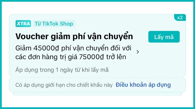 Lưu ý khi lấy mã TikTok Shop