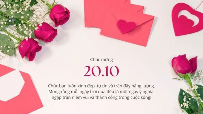 Background 20/10 kèm lời chúc