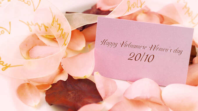 Background 20/10 màu hồng