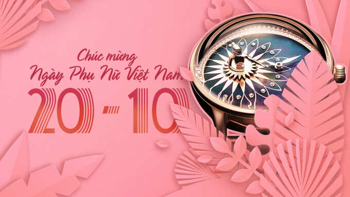 Background 20/10 màu hồng