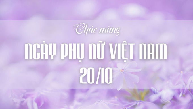 Background 20/10 màu tím