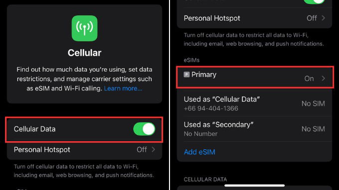 Cách bật/tắt 5G trên iPhone