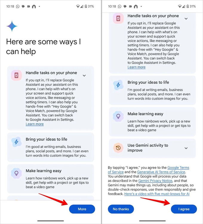 Cách bật Gemini trên Samsung