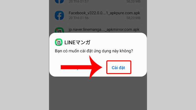 Cách cài đặt file APK trên điện thoại Android