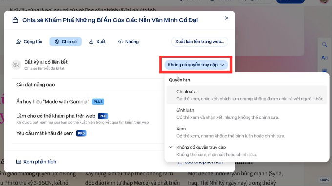 Cách chia sẻ slide thuyết trình