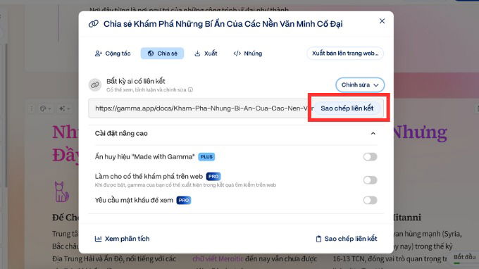 Cách chia sẻ slide thuyết trình