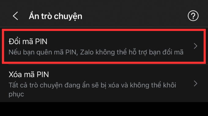 Hướng dẫn cách đổi mã PIN Zalo trên điện thoại