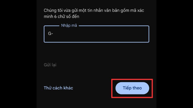 Cách lấy lại mật khẩu Gmail bằng số điện thoại