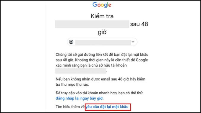 Cách lấy lại mật khẩu Gmail không cần số điện thoại