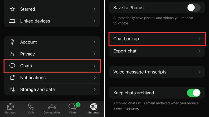 Cách sao lưu tin nhắn trên WhatsApp