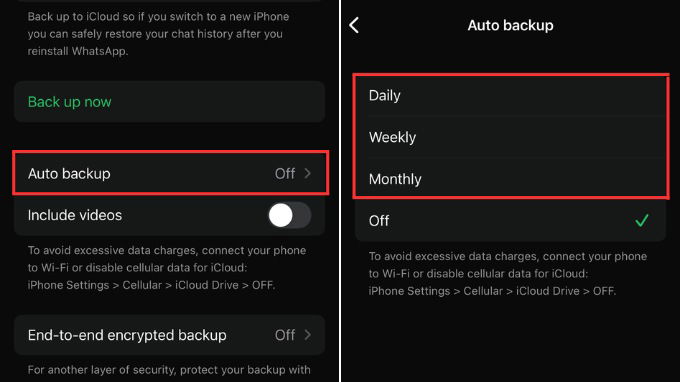 Cách sao lưu tin nhắn trên WhatsApp