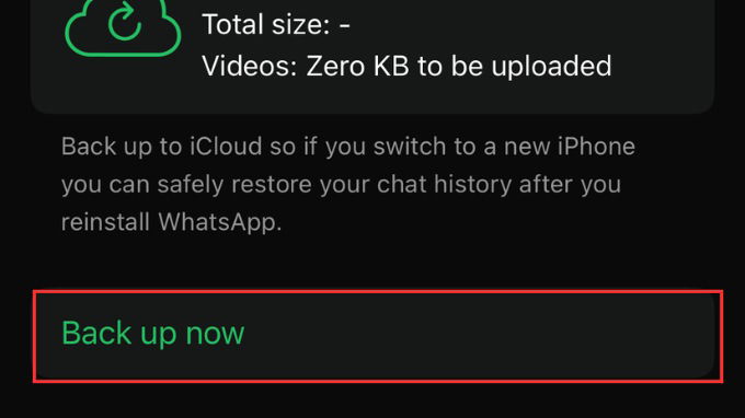 Cách sao lưu tin nhắn trên WhatsApp