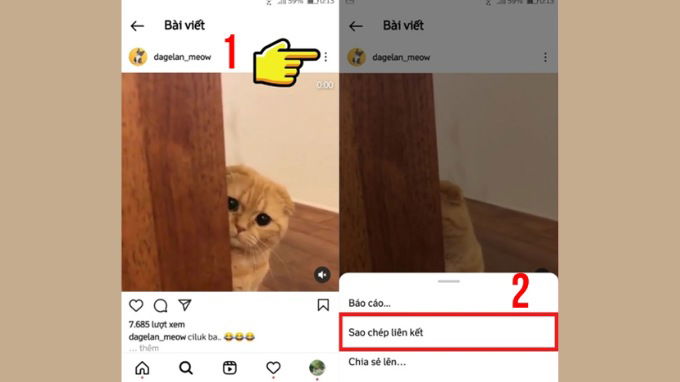 Cách tải video Instagram trên điện thoại Android