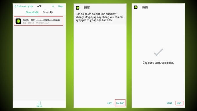 Cách tải Xingtu trên điện thoại Android