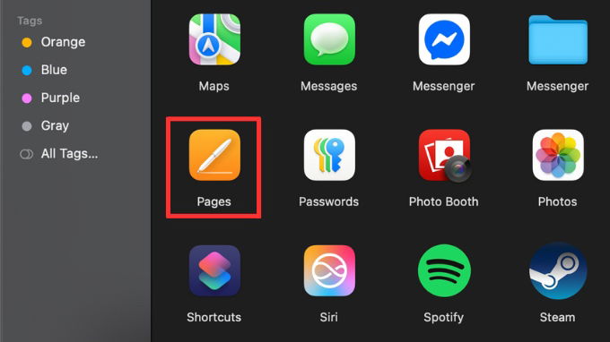 Cách tạo tài liệu trong Pages
