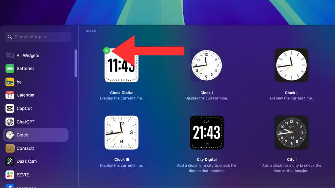 Cách thêm Widget trên màn hình chính MacBook