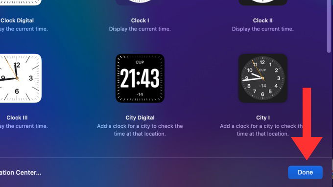 Cách thêm Widget trên màn hình chính MacBook