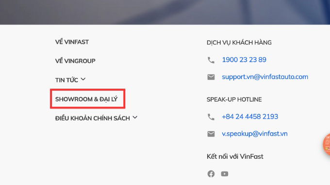 Tìm trạm sạc xe điện trên website