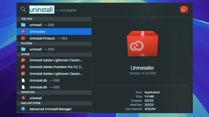 Xóa ứng dụng trên MacBook bằng Uninstaller​ 