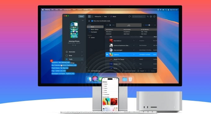 Chuyển nhạc và video dễ dàng
