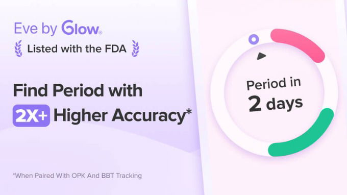 Eve by Glow kết hợp theo dõi sức khỏe với cộng đồng hỗ trợ