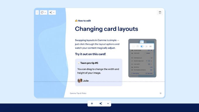 Dễ dàng chỉnh sửa nội dung