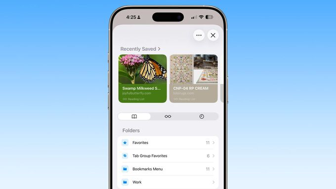 Safari với giao diện thư mục được tinh chỉnh