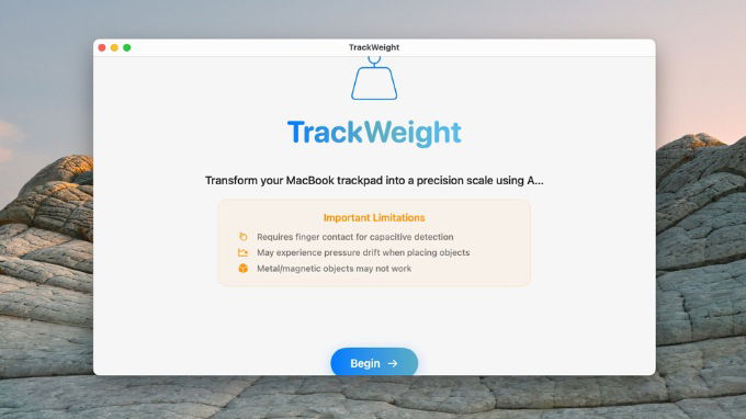 Giới thiệu về tính năng TrackWeight trên MacBook