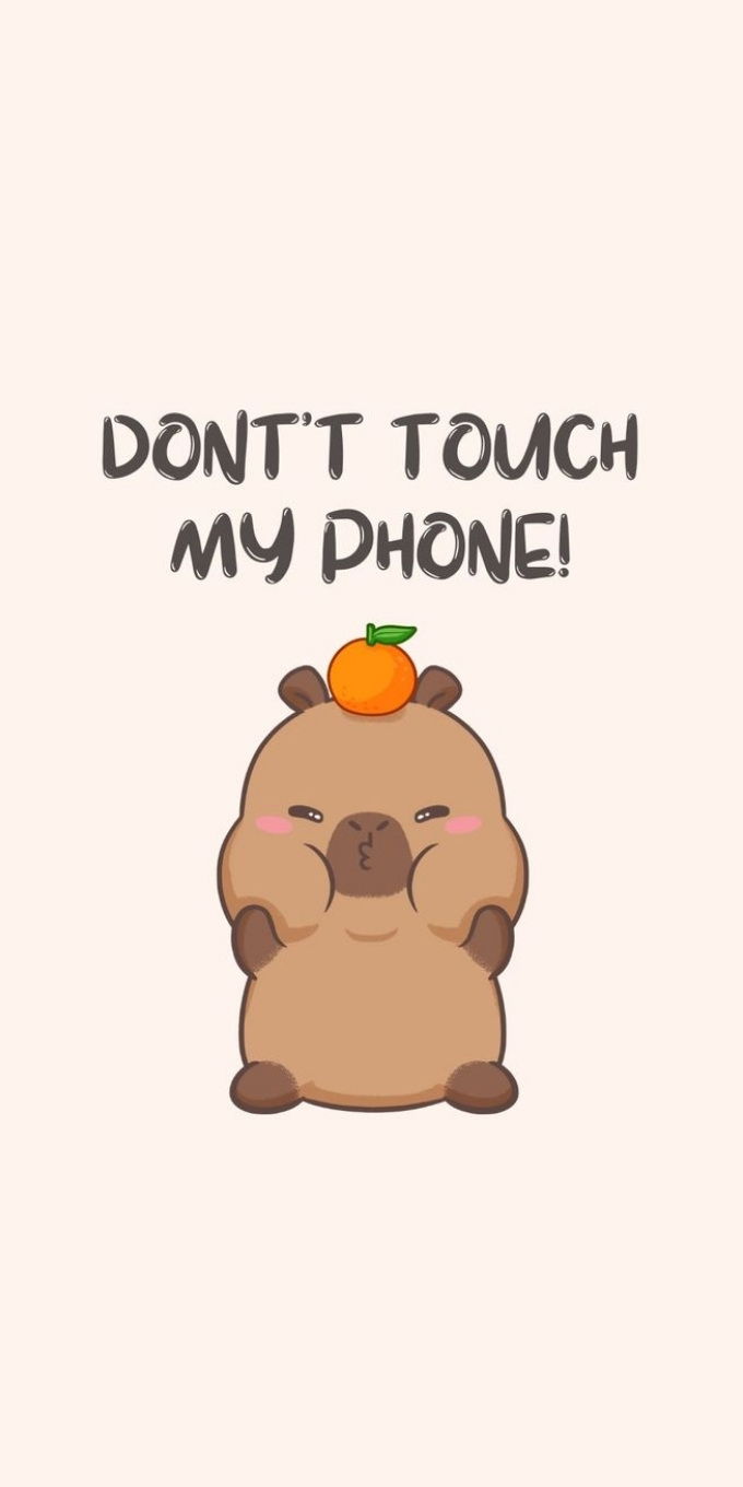 Hình nền Capybara chibi