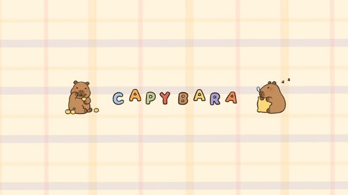Hình nền Capybara cho PC, laptop