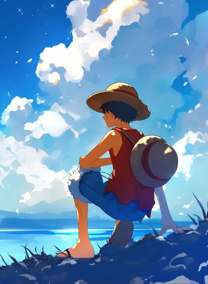 Hình nền iPad Pro M5 chủ đề anime