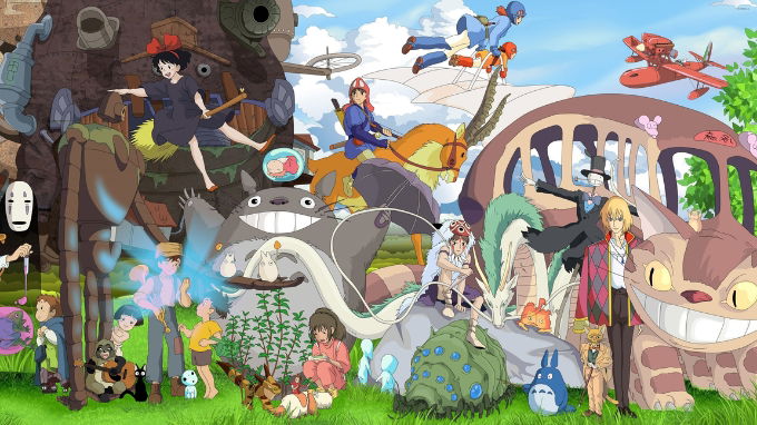 Hình nền macOS 26 chủ đề anime/hoạt hình