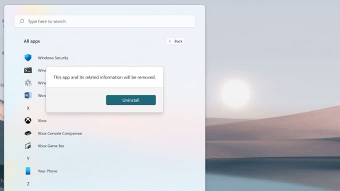 Lưu ý khi xóa ứng dụng trên Windows 11