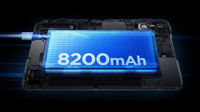 Pin 8.200 mAh và sạc nhanh 80W