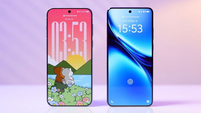 Về màn hình, cả hai thiết bị đều sử dụng tấm nền AMOLED cao cấp
