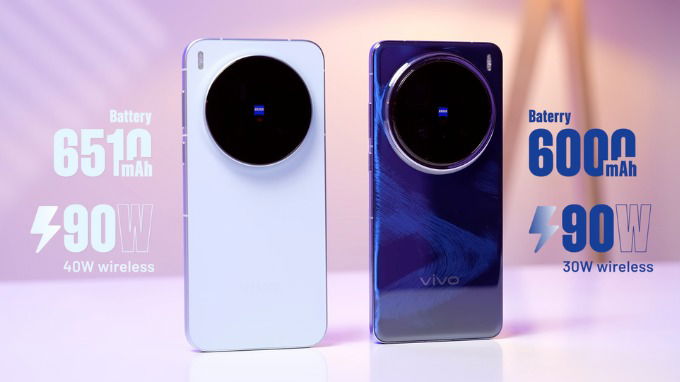 So sánh Vivo X300 Pro và Vivo X200 Pro về pin và sạc