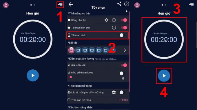 Tắt Youtube bằng ứng dụng Cozy Timer