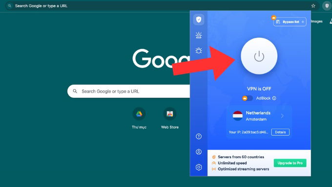 Sử dụng VPN