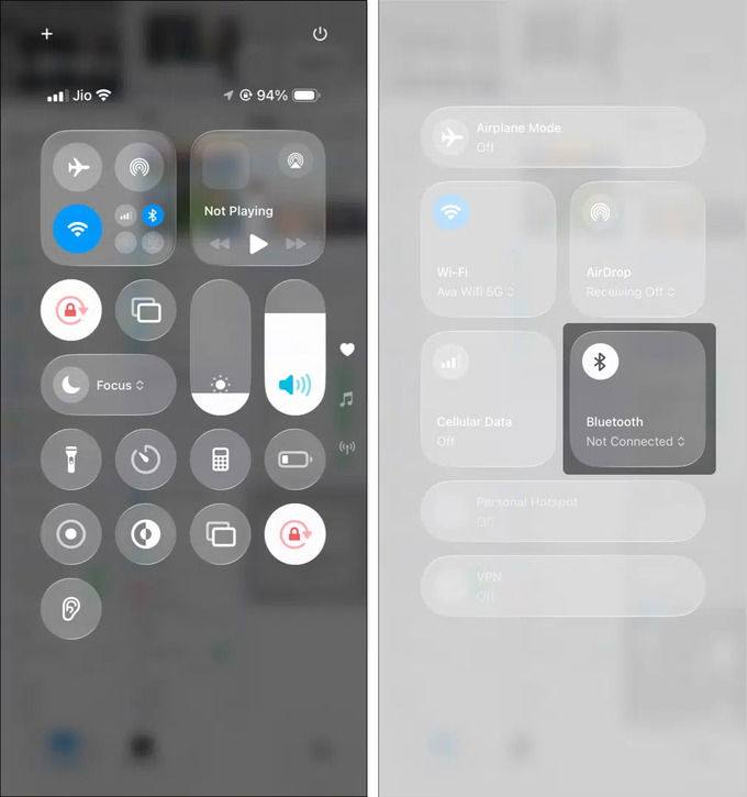 Ngắt kết nối phụ kiện Bluetooth